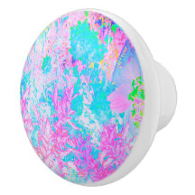 Aqua Blue och Shock rosa Hydrangea Ligcape