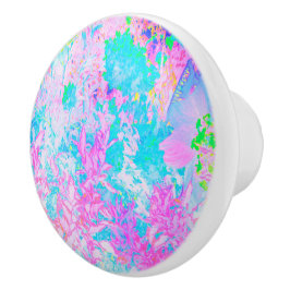 Aqua Blue och Shock rosa Hydrangea Ligcape Knopp