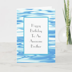 Aqua Blue Reflection Kort