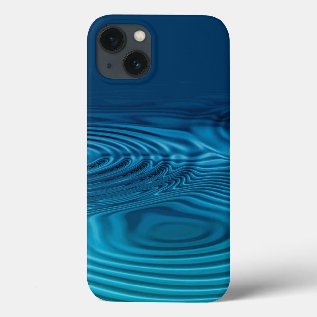 Aqua Blue Ripples (Baksida)