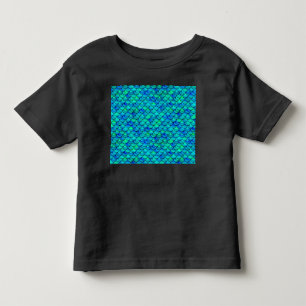 Aqua Blue Scales Tee Shirt
