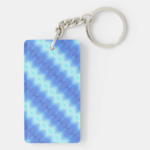 Aqua Blue Sticka Crochet Rand Struktur Mönster