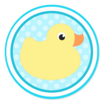 Aqua Blue Sweet Baby Anka Stickers