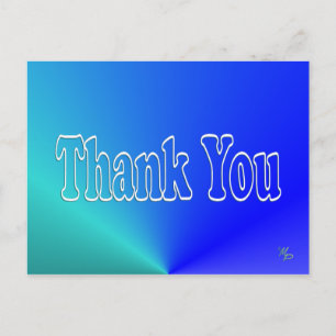 Aqua-Blue-Tack -blank Vykort