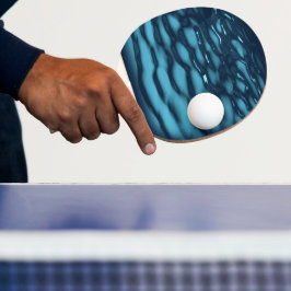 Aqua Blue Vatten Vinkarare Pingisracket