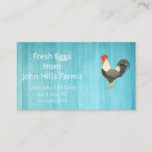 Aqua Blue Watercolor Tupp Silhouette Chevron Visitkort