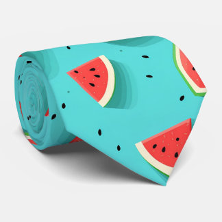 Aqua Blue Watermelon Summer Fruit Melon Slips