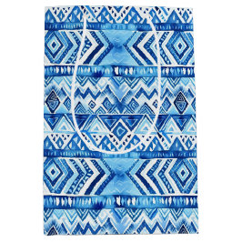 Aqua Blue White Tribal Rand Birthday