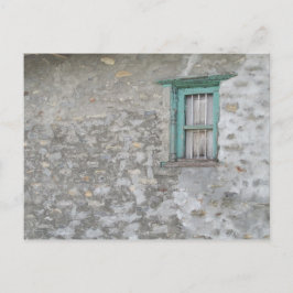 Aqua Blue Window Vykort