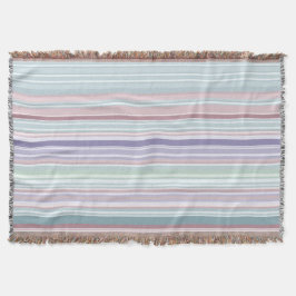 Aqua, Blush and Lavender Stripes Filt