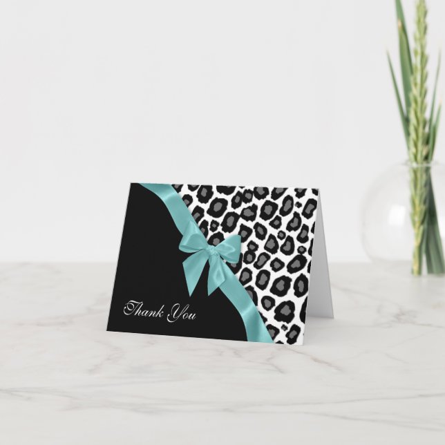 Aqua Bow and Leopard Spots Tack (Framsida)