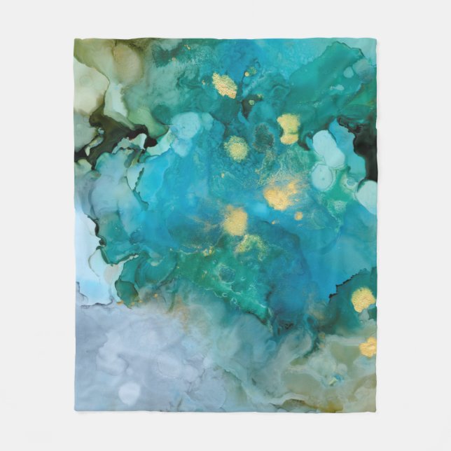 Aqua Brume I Fleecefilt (Framsidan)