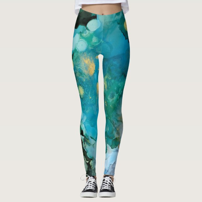 Aqua Brume I Leggings (Framsida)