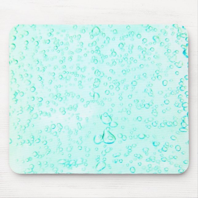 Aqua bubblar Mousepad - anpassade! Musmatta (Framsidan)