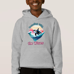 Aqua Burst: Killer Orca i Aqua Stänk T Shirt