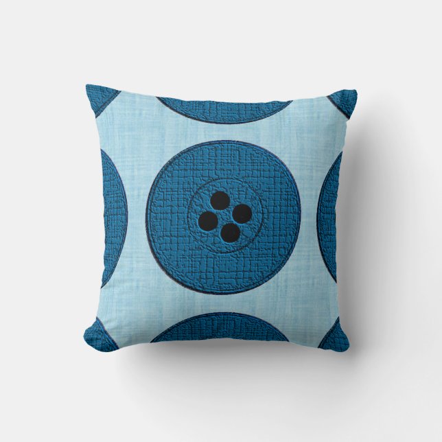 Aqua Buttons Kudde (Framsida)
