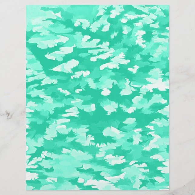 Aqua Camouflage Mönster (Framsida)