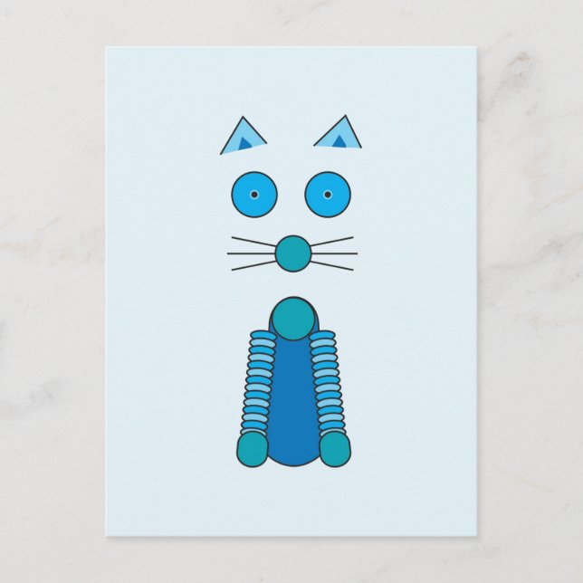Aqua CAT Vykort (Framsida)