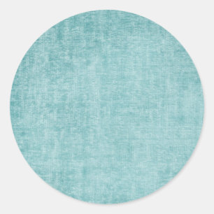 Aqua Chenille Runt Klistermärke