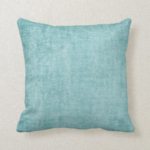 Aqua Chenille-utseende - Grafisk design Kudde