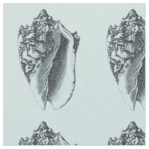 Aqua Conch-Snäcka Tyg