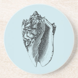 Aqua Conch-Snäcka Underlägg Sandsten