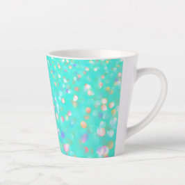Aqua Confetti Latte Mugg