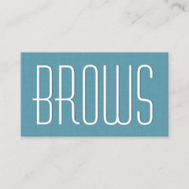 Aqua COSMETOLOGIST - BROWS Simple Stil V63D Visitkort