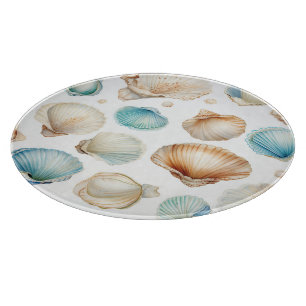 Aqua Cream Beach Shells Bröllopsdusch