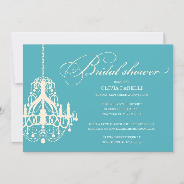 AQUA & CREAM CHANDELIER| MÖHIPPA INBJUDAN (Framsida)