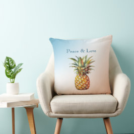 Aqua Cream Lycklig Tropical Pineapple Kudde