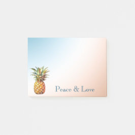 Aqua Cream Lycklig Tropical Pineapple Post-it Block