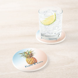 Aqua Cream Lycklig Tropical Pineapple Underlägg