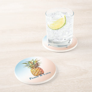 Aqua Cream Lycklig Tropical Pineapple Underlägg