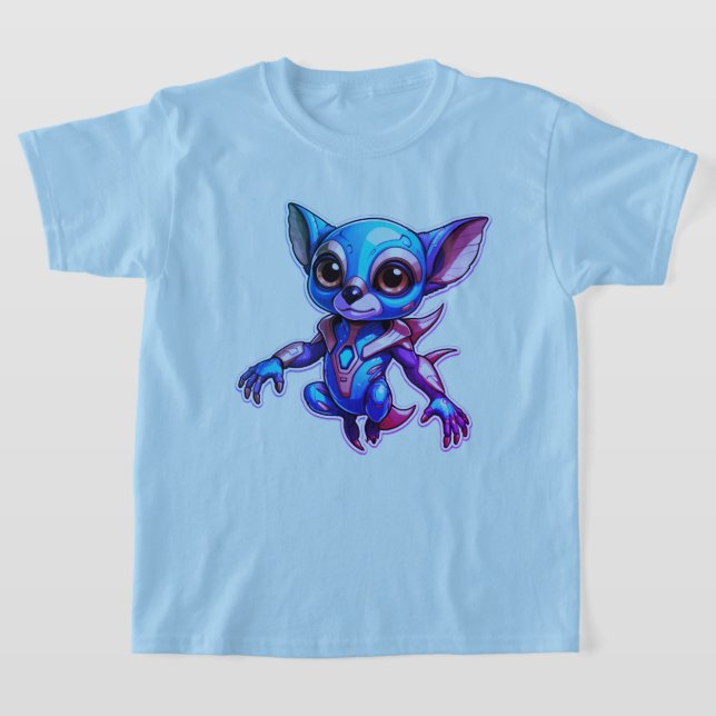 Aqua Cute T Shirt (Laydown)