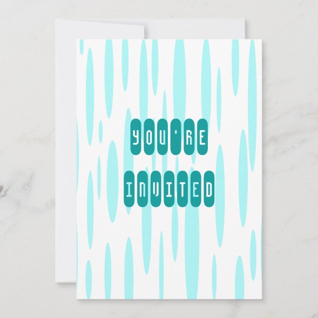 Aqua Dads Inbjudningar (Framsida)