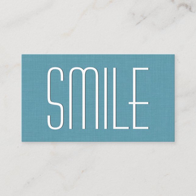 Aqua DENTIST Simple Stil V63C Visitkort (Framsida)