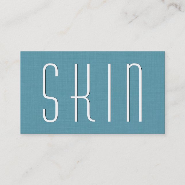 Aqua DERMATOLOGIST Simple Stil V63D Visitkort (Framsida)