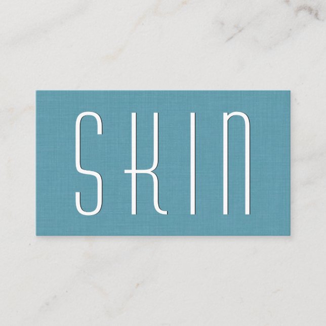 Aqua DERMATOLOGIST Simple Stil V63D Visitkort (Framsida)