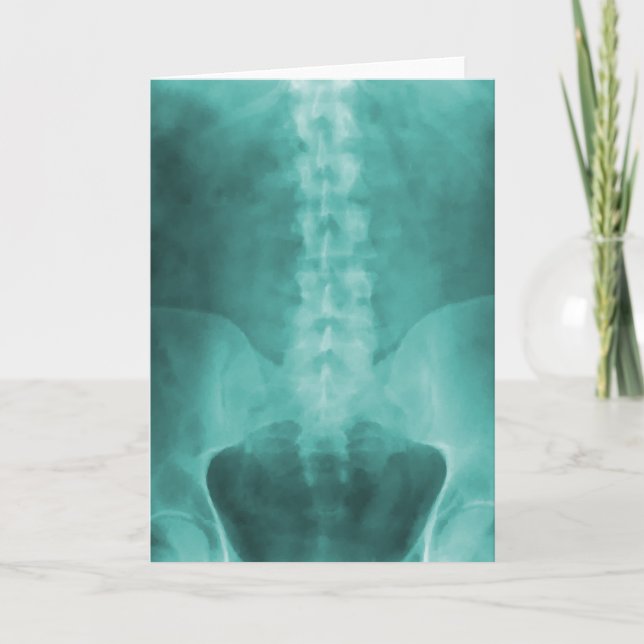 Aqua Digital röntgar konsthälsningkortet Kort (Framsida)