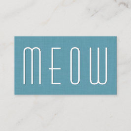 Aqua DJUROMSORGARE Business Simple Stil V63F Visitkort