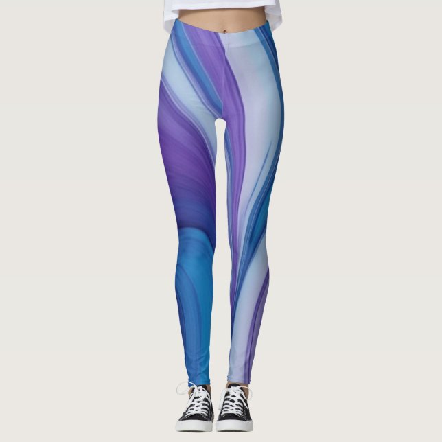 Aqua Dröm Leggings (Framsida)