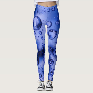 Aqua Droplet Dream Leggings - Vattenbubbla Blå