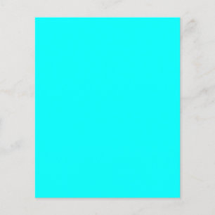 Aqua (fast färg) flygblad