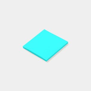 Aqua (fast färg) post-it block