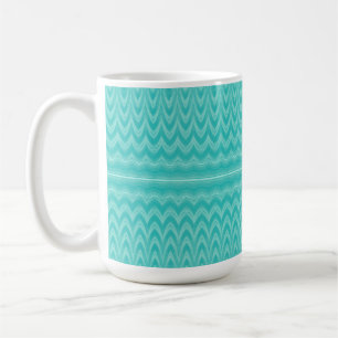 Aqua Faux Tulle Kaffemugg