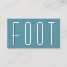 Aqua FOOT REFLEXOLOGI Simple Stil V63D Visitkort