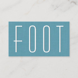 Aqua FOOT REFLEXOLOGI Simple Stil V63D Visitkort