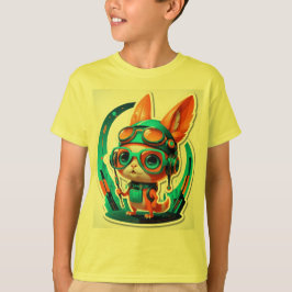 Aqua Foxy Vibes T Shirt