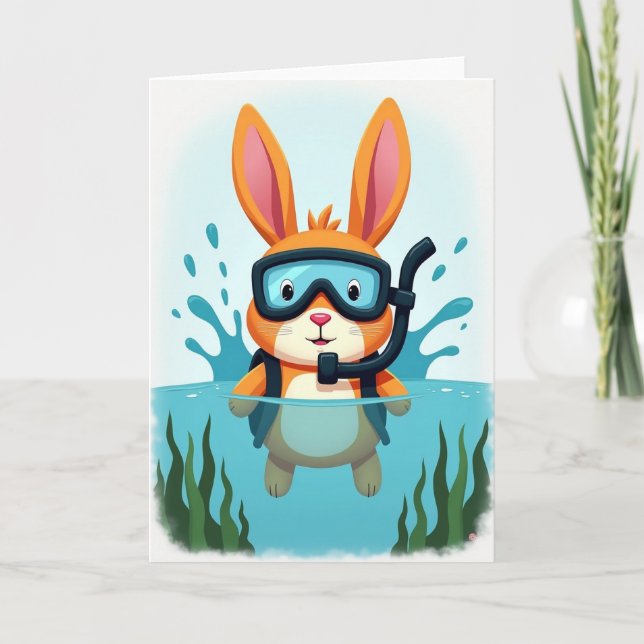 Aqua Friend Adventure Card Kort (Framsida)